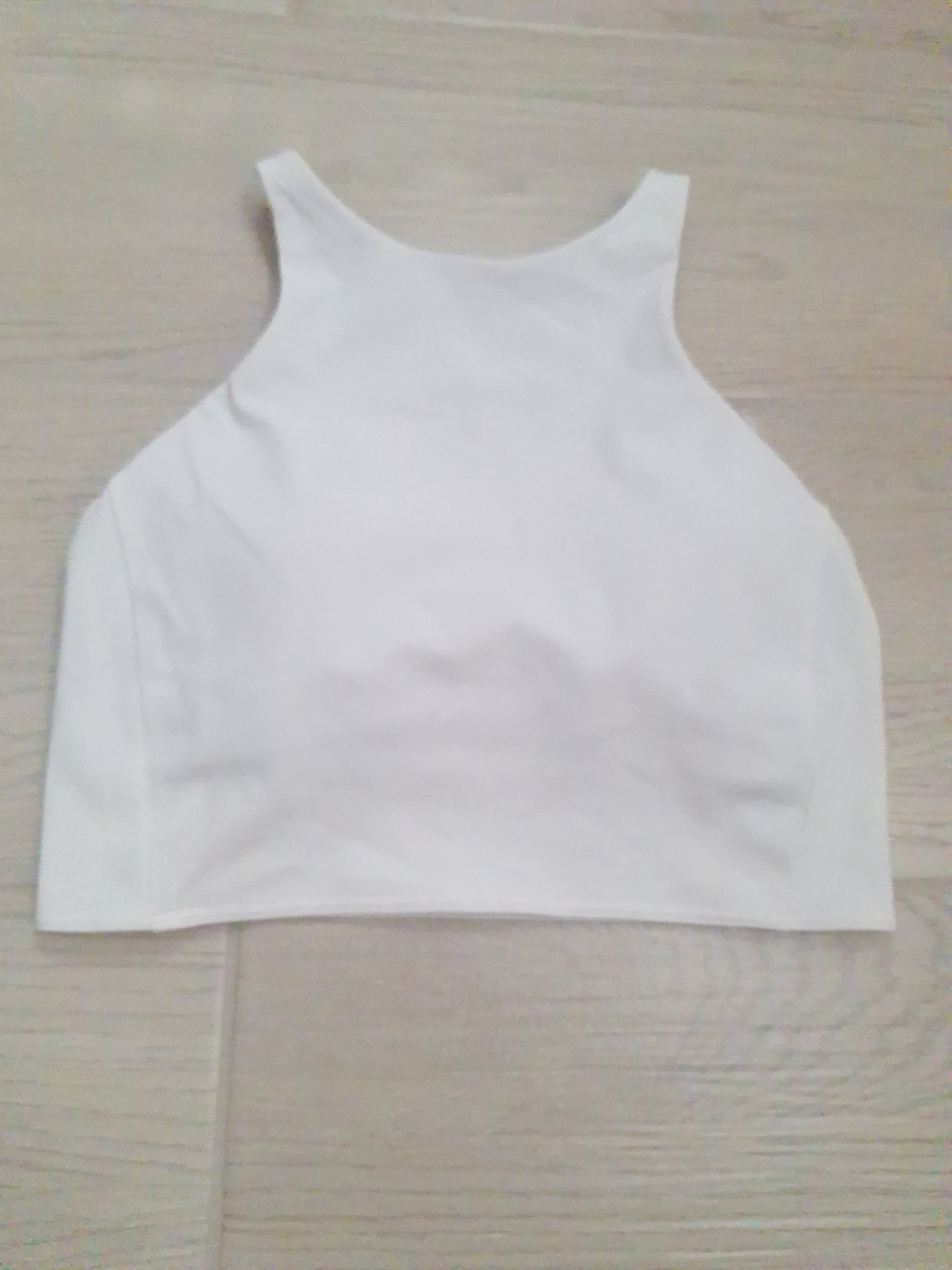 Lululemon Strong Lines White Strappy High Neck Bra Medium Support Size 4 - Picture 2 of 7